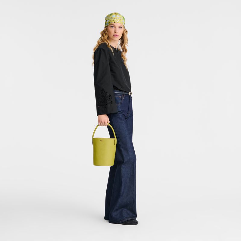 Women Longchamp Épure S Bucket Bag Green | Thailand-460EWOPCN