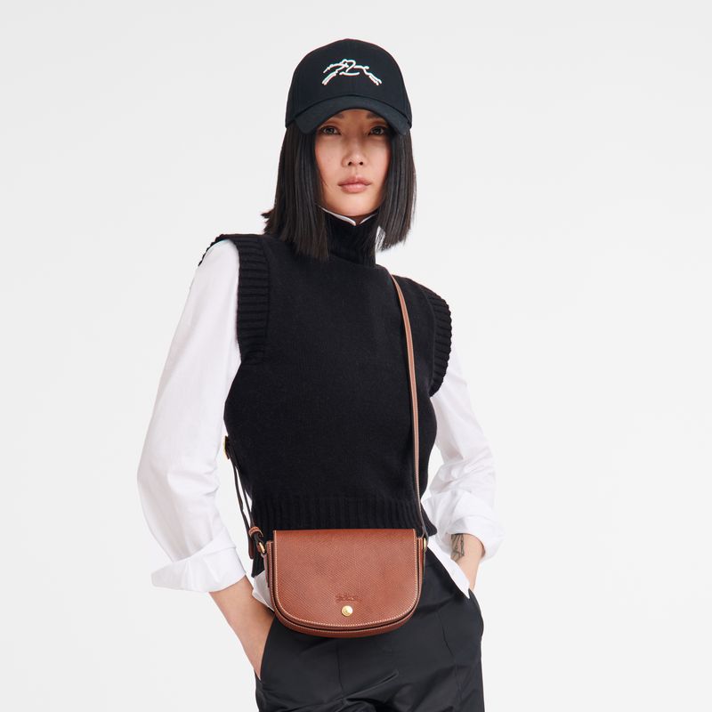 Women Longchamp Épure S Crossbody Bag Brown | Thailand-176XWLKGO