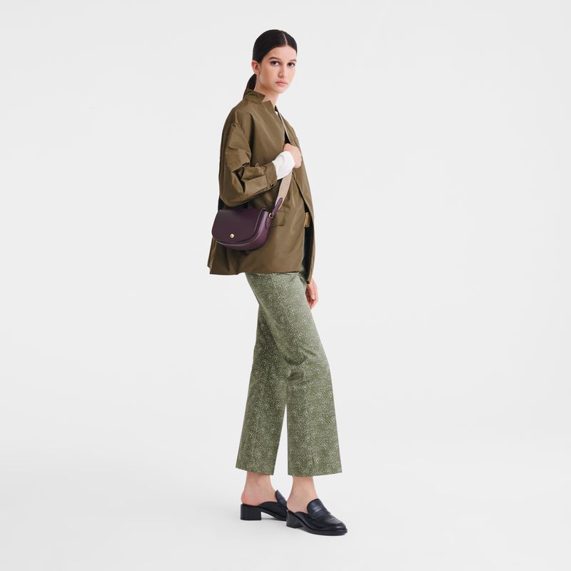 Women Longchamp Épure S Crossbody Bag Dark Purple | Thailand-031ILXOHZ