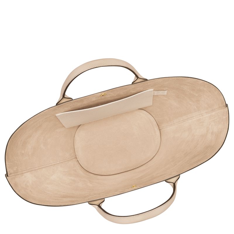 Women Longchamp Épure Xl Tote Bag Beige | Thailand-359MEWSFB