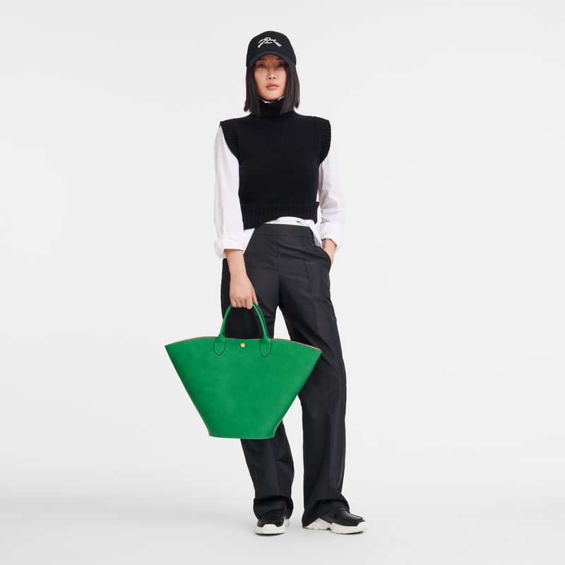 Women Longchamp Épure Xl Tote Bag Green | Thailand-728DPKNTW