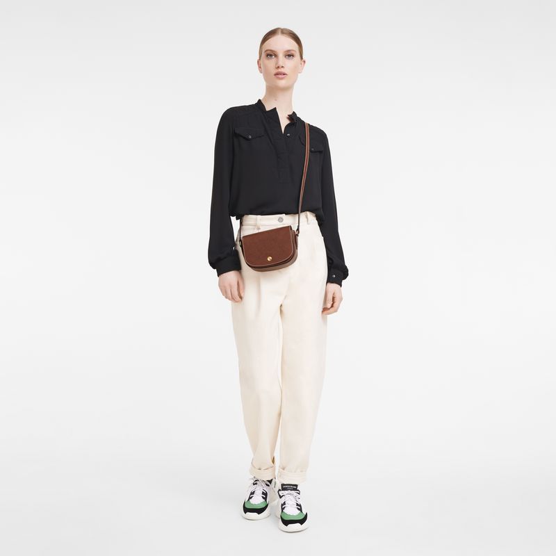 Women Longchamp Épure Xs Crossbody Bag Brown | Thailand-065WROMQN