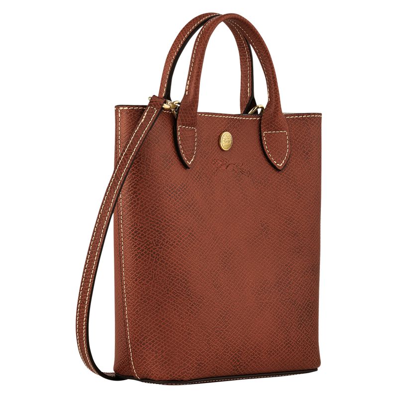 Women Longchamp Épure Xs Tote Bag Brown | Thailand-420ZMJOUQ
